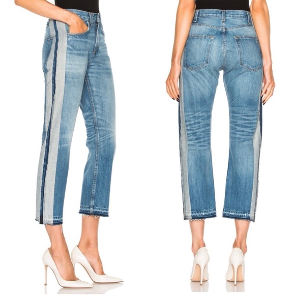 NWOT Rag & Bone Marilyn Crop Straight Jeans in Reverse Salvage - Picture 2 of 13